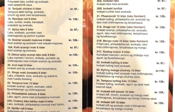 Larvik sushi og wok Bilder 4